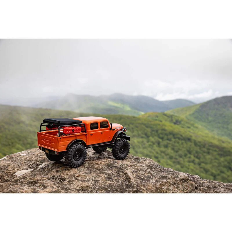 Axial 1/24 SCX24 Dodge Power Wagon 4WD Rock Crawler Brushed RTR - Orange - Image 18