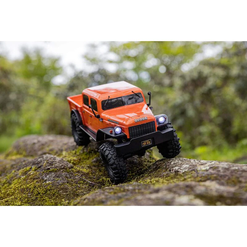 Axial 1/24 SCX24 Dodge Power Wagon 4WD Rock Crawler Brushed RTR - Orange - Image 20
