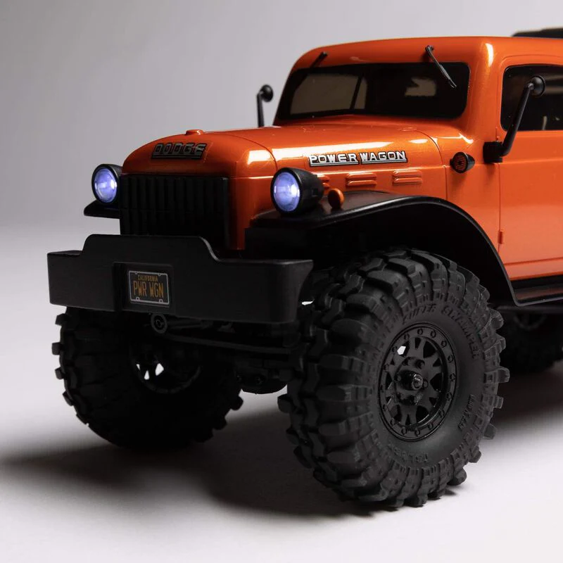 Axial 1/24 SCX24 Dodge Power Wagon 4WD Rock Crawler Brushed RTR - Orange - Image 5