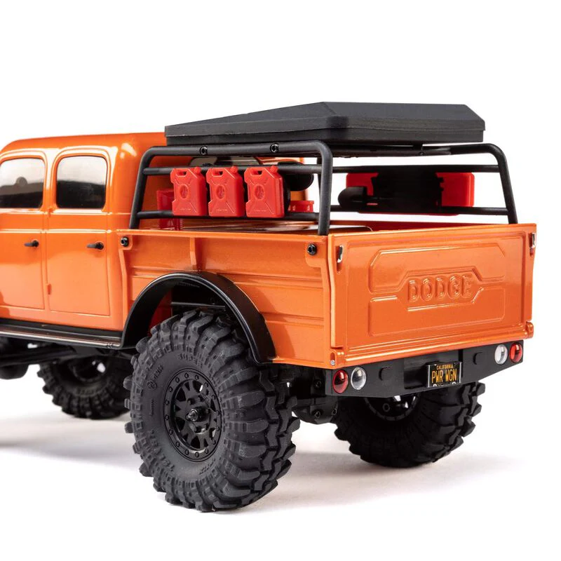 Axial 1/24 SCX24 Dodge Power Wagon 4WD Rock Crawler Brushed RTR - Orange - Image 7