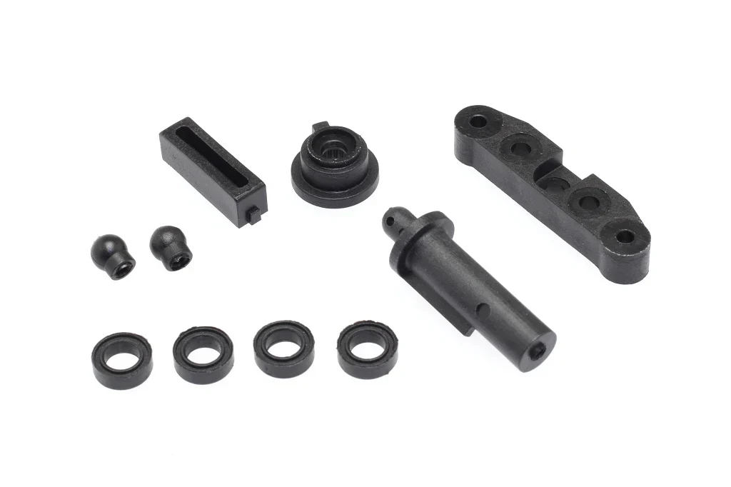 C16301 Rear Lower Arm Mount & Pivot Ball 1/16 scale Puma(25 spline adapter, st bushing, battery plate post,)