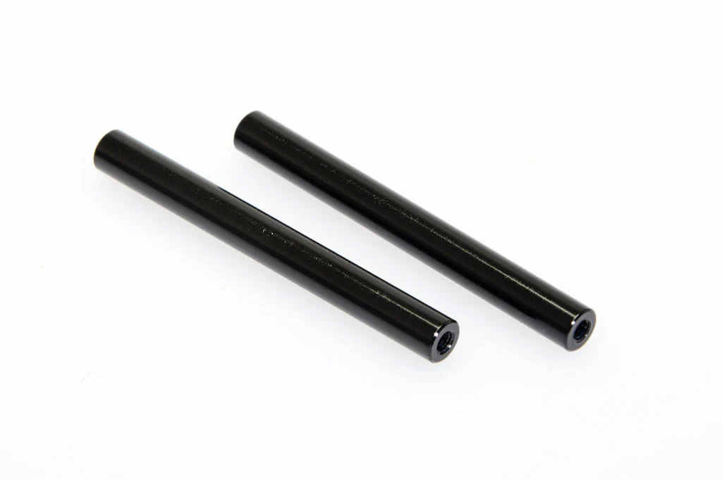 CD0304 M3x57mm Threaded Aluminum Link (BLACK anodized) 2pcs