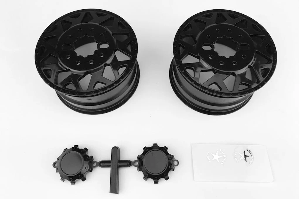 CD0603 American Force H01 CONTRA Wheel (Black, w/ Black cap) DL-Series 2pcs