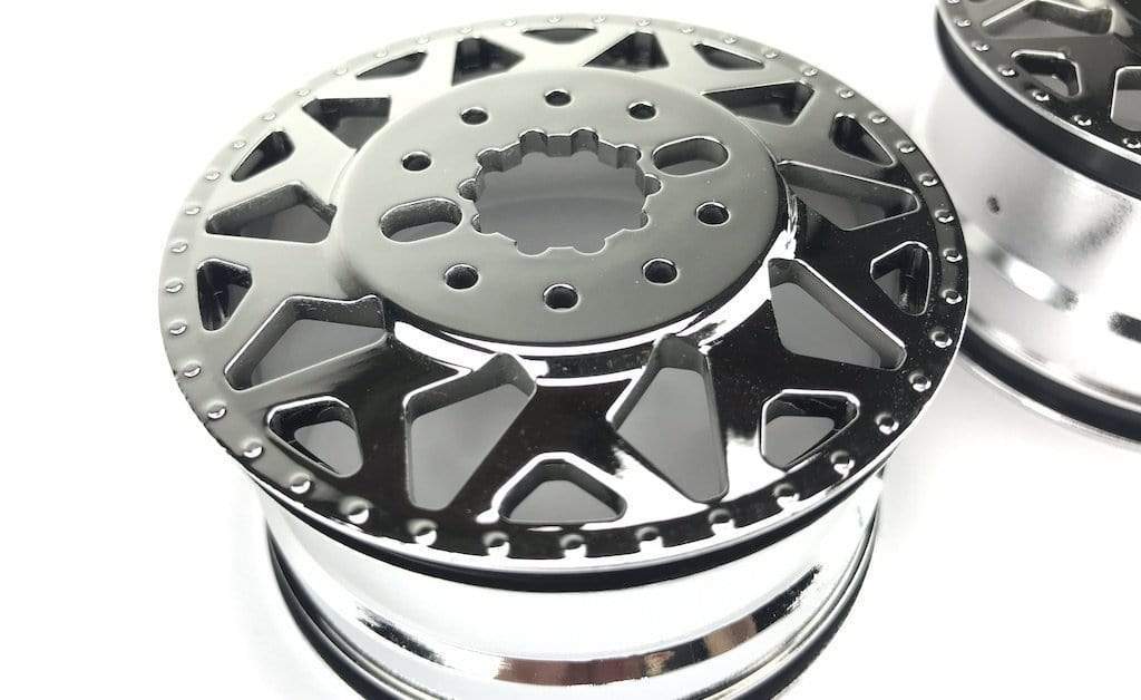 CD0604 F450 SD American Force H01 CONTRA Wheel (Chrome, w/ chrome cap) DL-Series 2pcs - Image 2