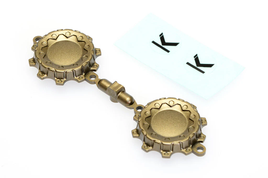CD0637 Bronze Wheel Cap (w/decal, for KG1 Trident wheel) 2pcs