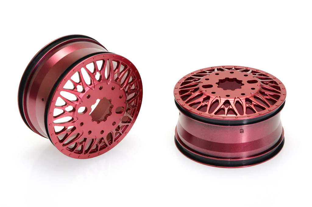 CD0643 KG1 KD014 TRIDENT–D FRONT Wheel (RED, 40mm width) 2pcs