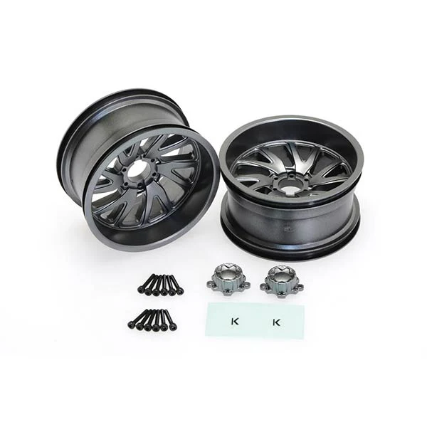 CD0651 KG1 Forged Vile KF004 (GUNMETAL, LEFT & RIGHT side 1 wheel per side) 2 pcs