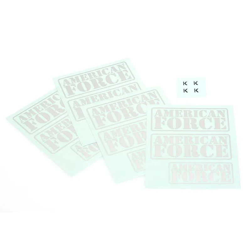 CD0760 Wheel Cap Decal (for KG1 Forged wheel cap, chrome/black 4pcs each)