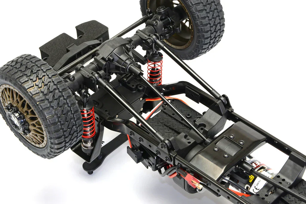 CEN Racing FORD F-450 SD KG1 Wheel Edition 1/10 4WD RTR (RED Candy Apple) Custom Truck DL-Series - Image 9