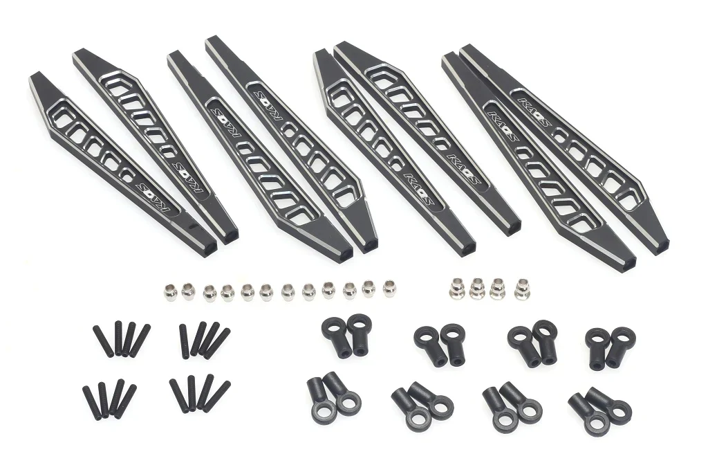 CKD0382 KAOS Suspension Linkage Set(for F-450 with lift kit conversion chassis,matte black anodized,cnc aluminum,8pcs.)