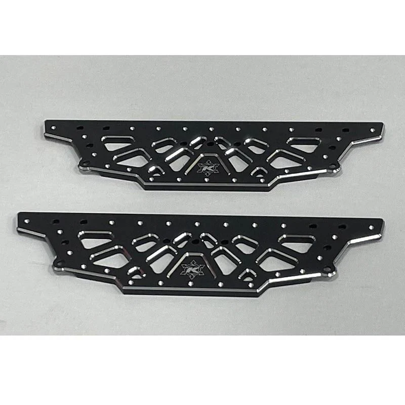 CKD0480 KAOS CNC Aluminum Chassis Plate (for F250 or F450 lifted chassis, black anodized, 2pcs)