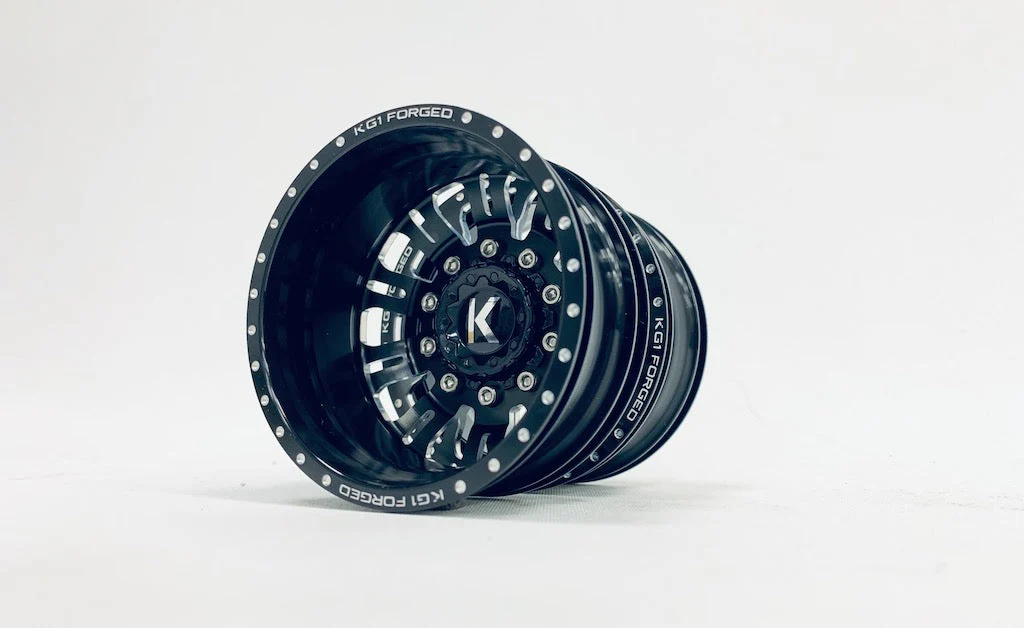 CKD0601 KG1 KD004 DUEL CNC Metal Front Dually Wheel (2 pcs, w/cap. decal & screws) - Image 2