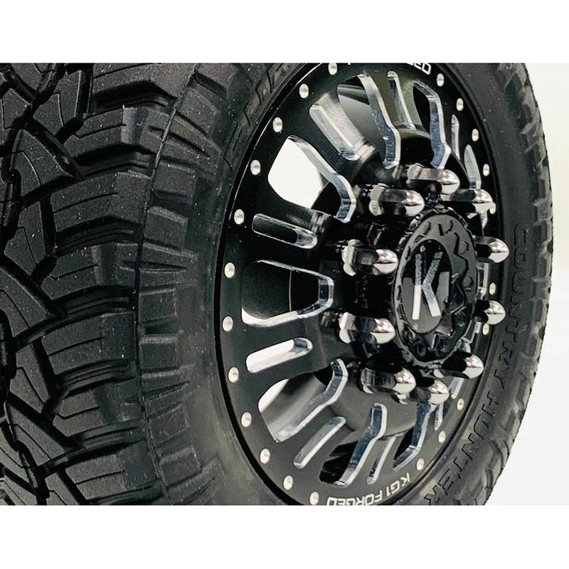 CKD0615 KAOS Bullet Wheel Lug (SILVER chrome, M2.5 studs, w/tool, 40pcs For American Force Wheels) - Image 2