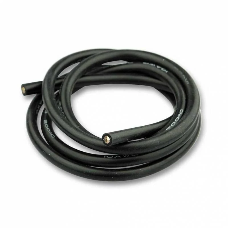 8awg Silicone Wire BLACK - 2 Feet