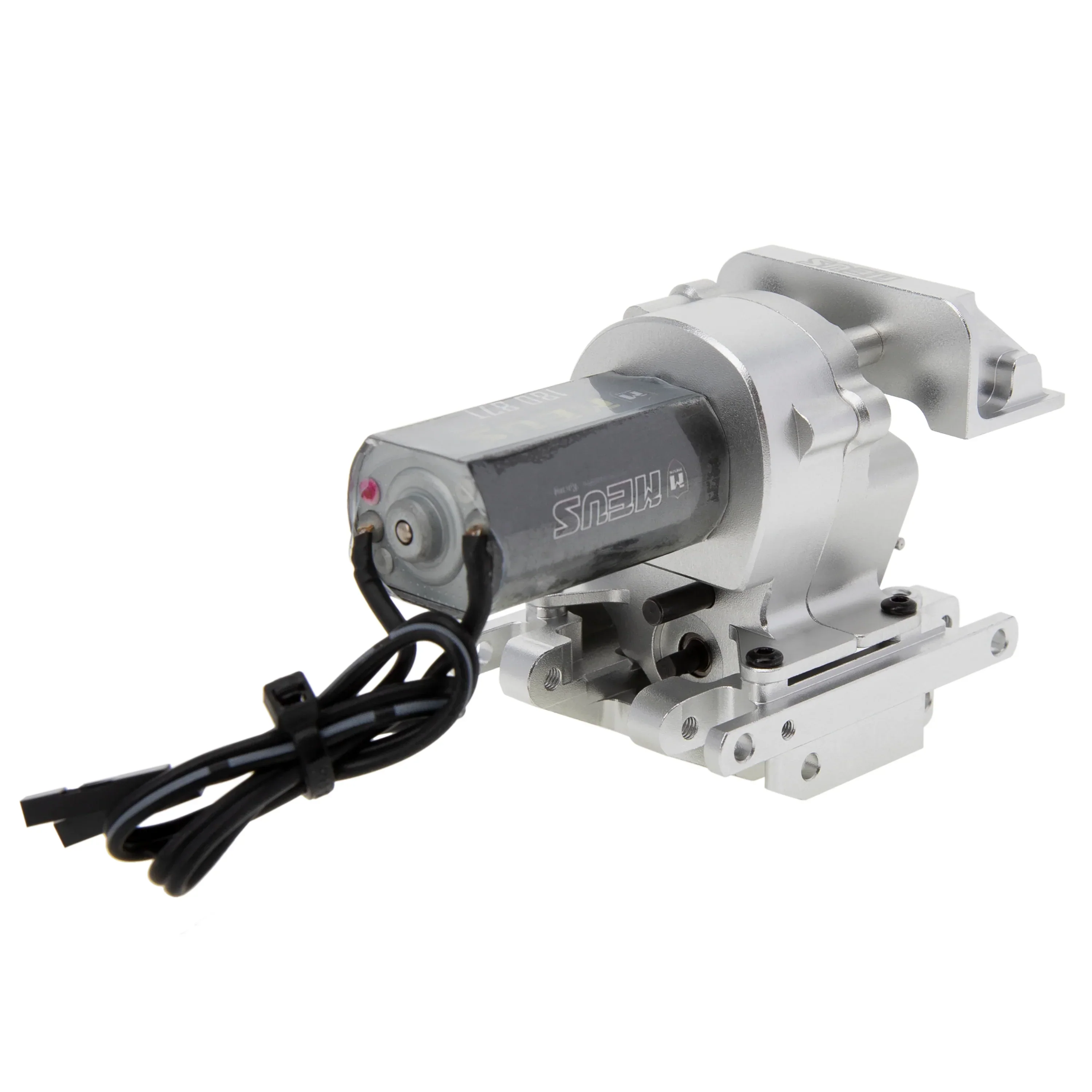 Copy of MEUS Racing Aluminum Dual Speed Gearbox Gearbox High Speed 15.7:1 Low Speed 56.6:1 for TRAXXAS 1/18 TRX4M Crawlers Upgrade Parts - SILVER - Image 2