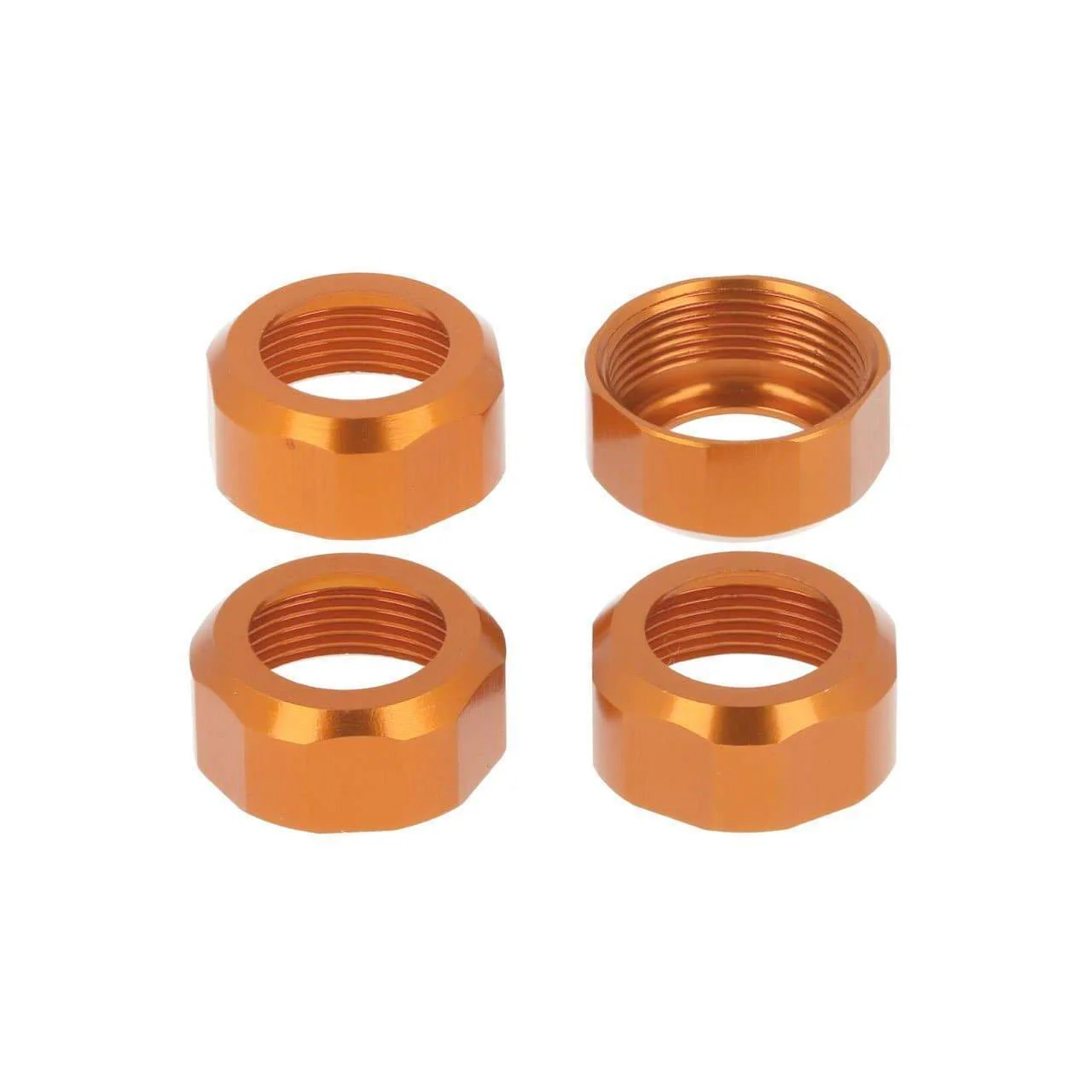 CQ0108 Shock Cap (Orange Anodized) 4pcs
