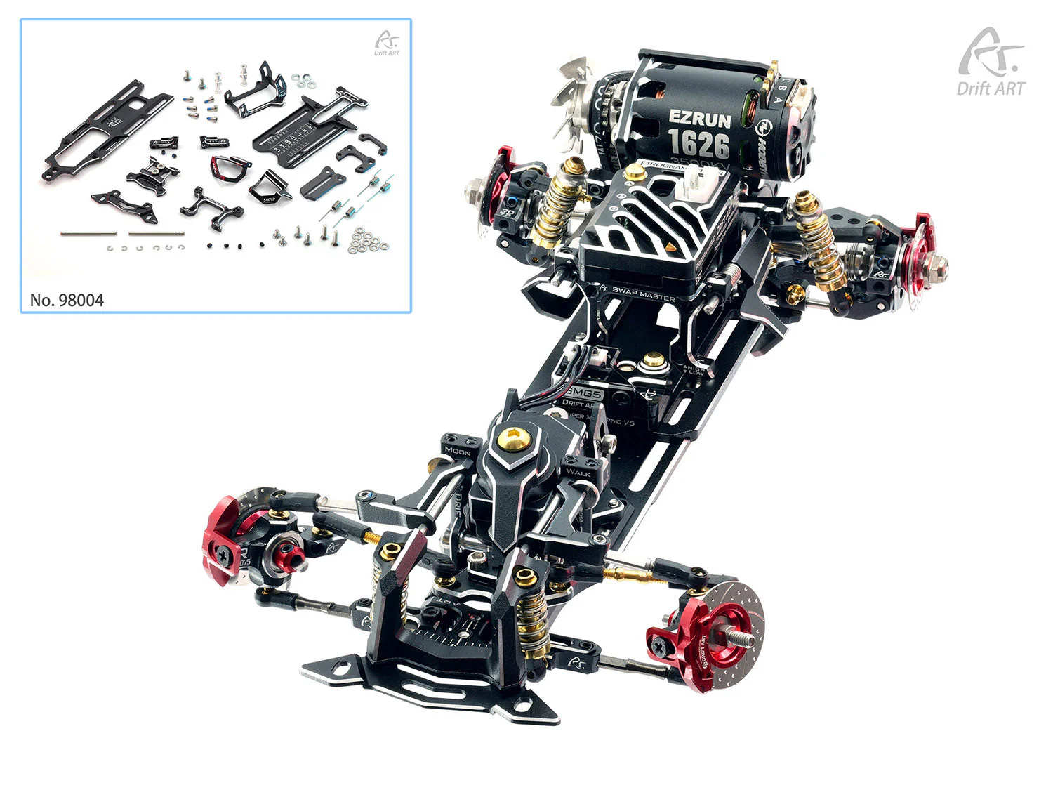 Drift ART DA4 Conversion Set With New Metal Options For DA3/DA3S - Image 5