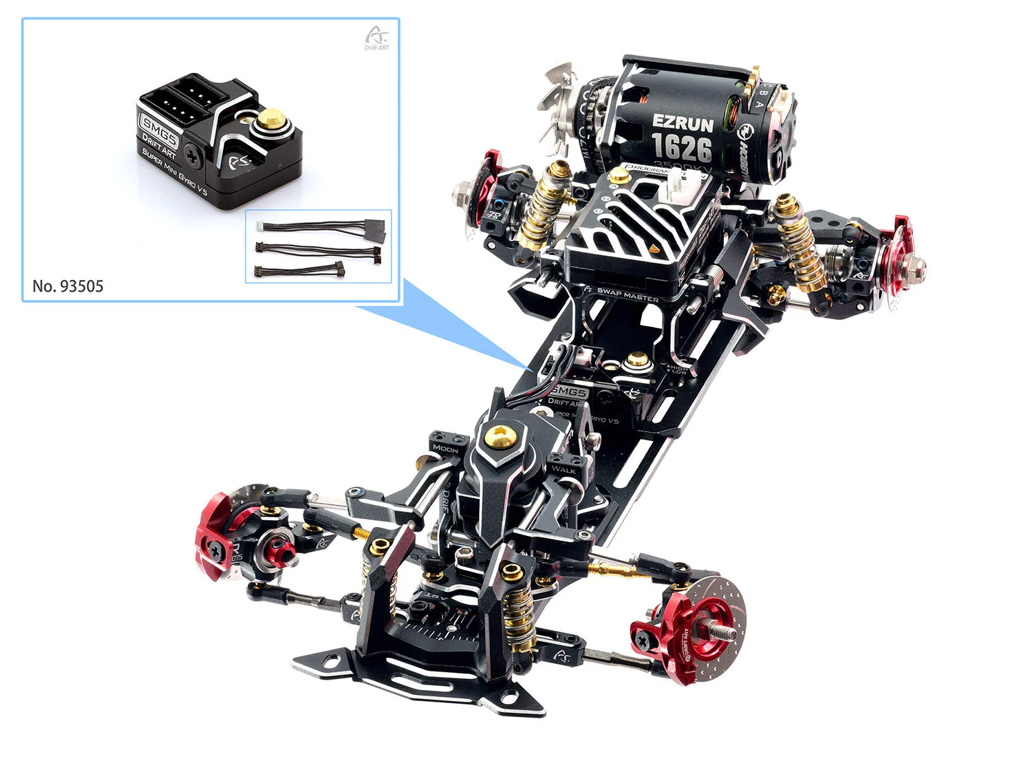 Drift ART SMG5 Super Mini Gyro V5 - Image 5