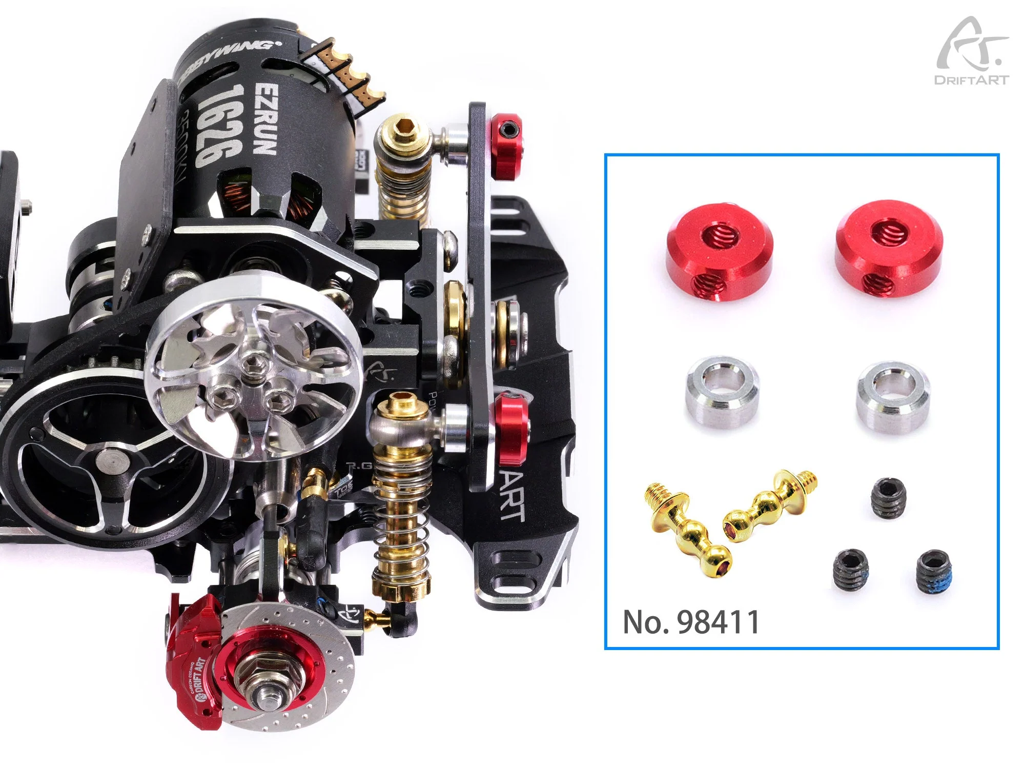 DriftART BRS- Body Roll Syste Connector For Dual Rate Suspension For DA4 - Image 3