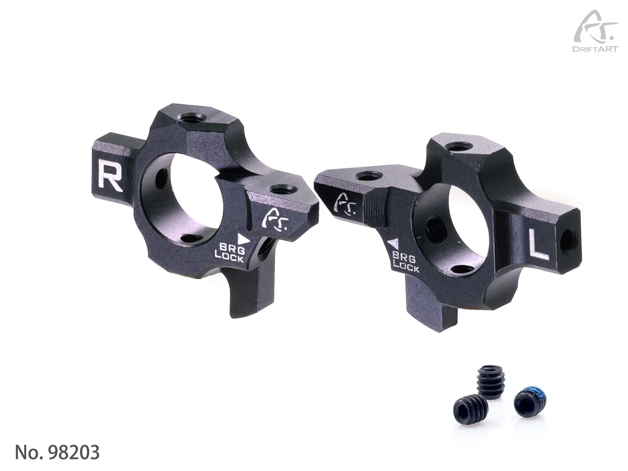 DriftART CNC Alloy Steering Knuckle with Bearing Lock For DA4/DA3 - Image 3