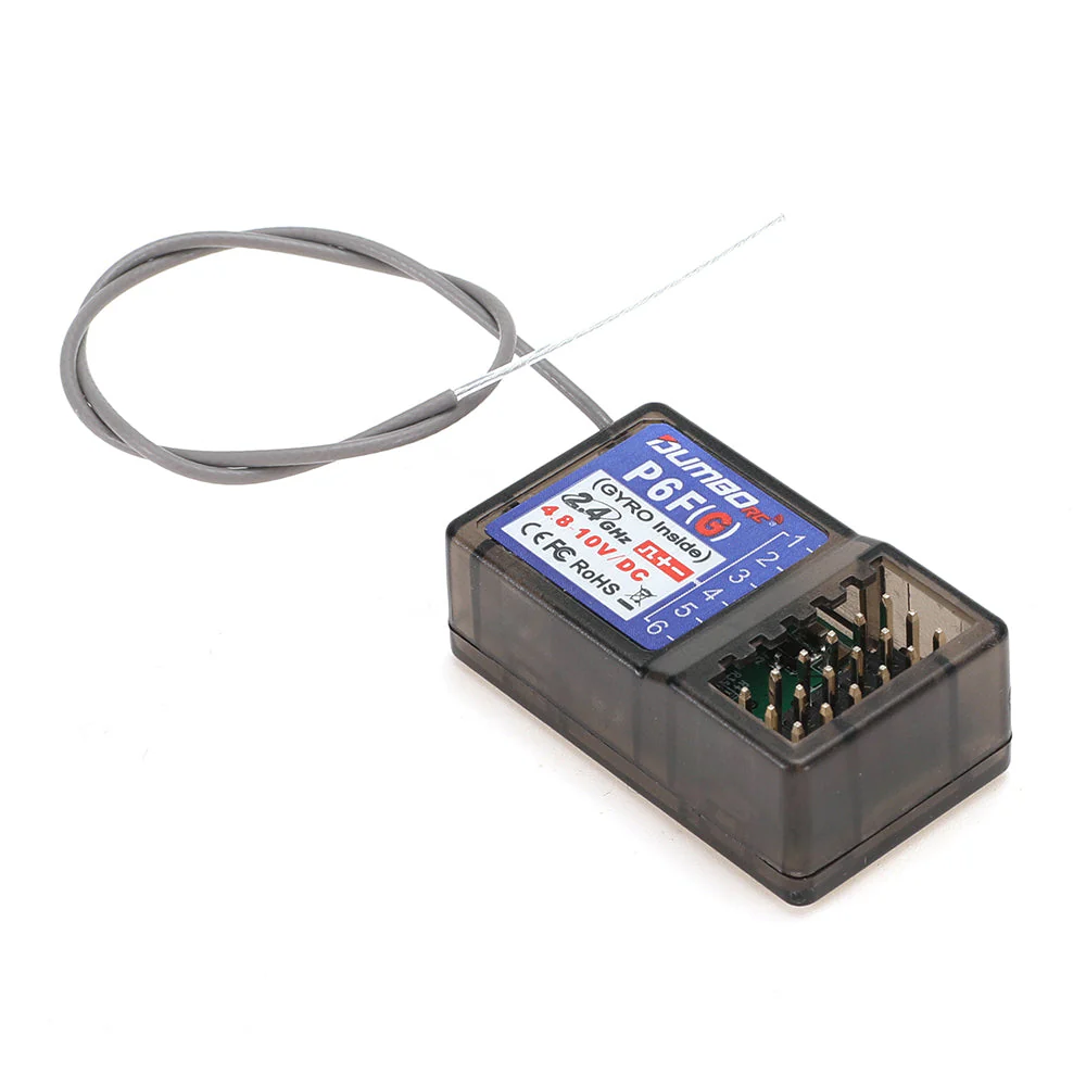 DUMBORC P6F(G) 6 Channels 2.4GHz RC Receiver with Gyro - Image 5