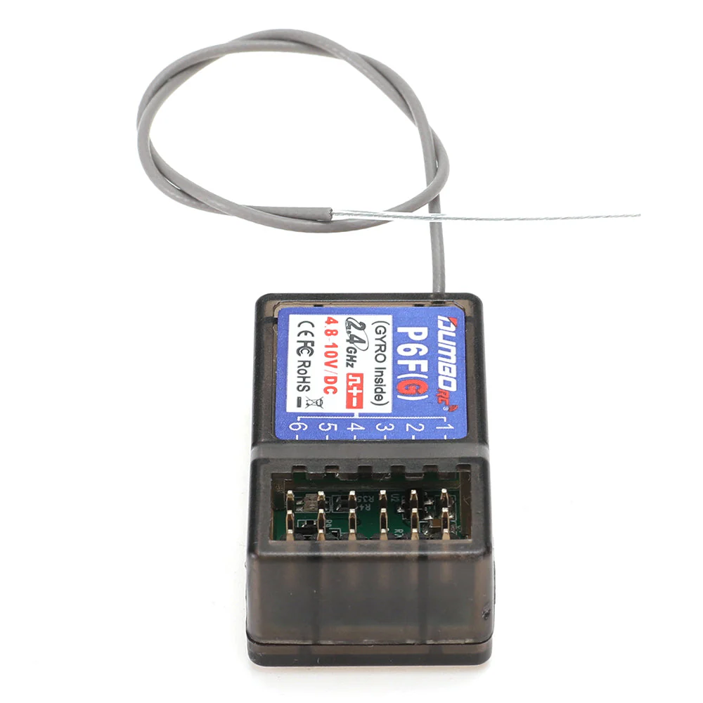 DUMBORC P6F(G) 6 Channels 2.4GHz RC Receiver with Gyro - Image 6