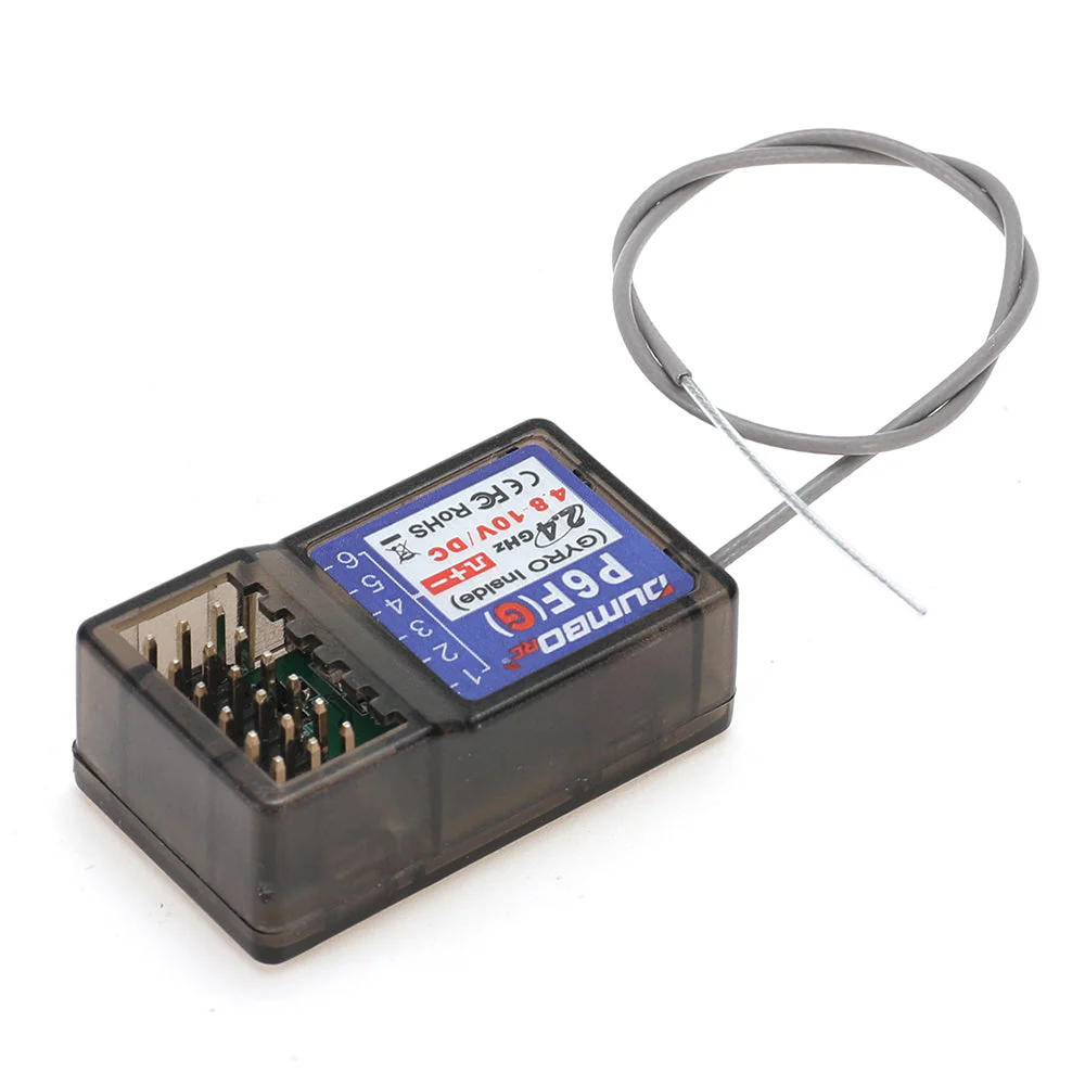 DUMBORC P6F(G) 6 Channels 2.4GHz RC Receiver with Gyro - Image 7