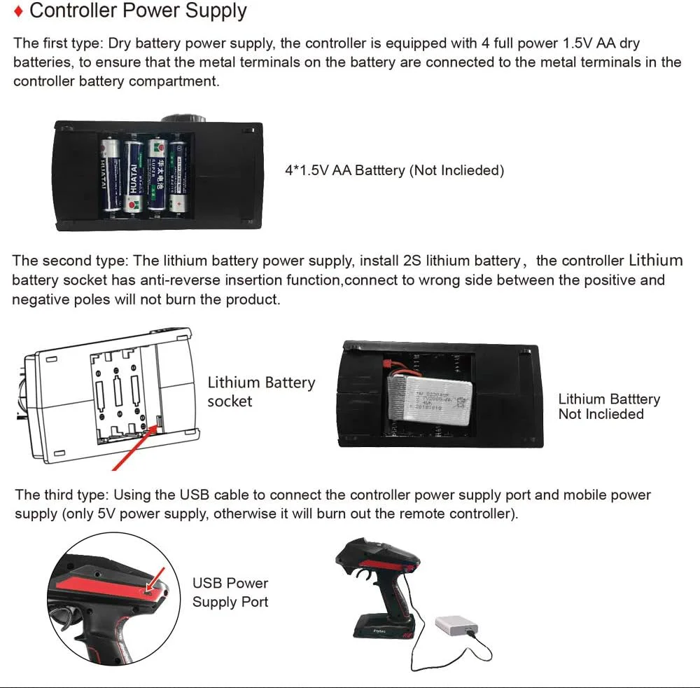 DUMBORC X4 RC Surface Radio with Receiver X6F - Image 5