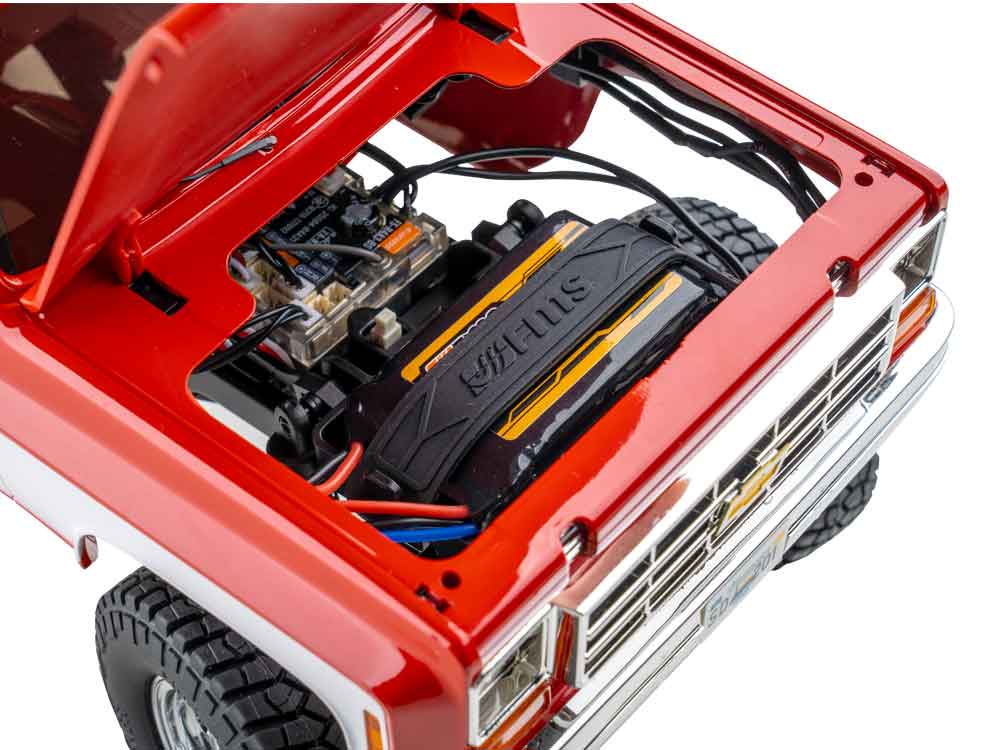 FMS 1:18 FCX18 Chevrolet K10 RTR - RED - Image 10