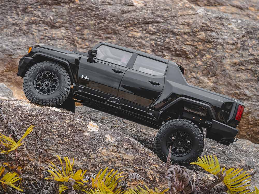 FMS 1:18 FCX18 Hummer EV Pickup Truck RTR - BLACK - Image 10