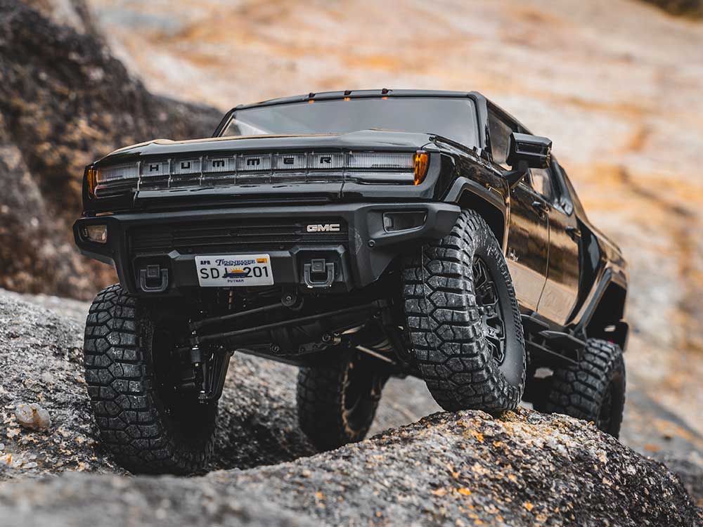 FMS 1:18 FCX18 Hummer EV Pickup Truck RTR - BLACK - Image 12
