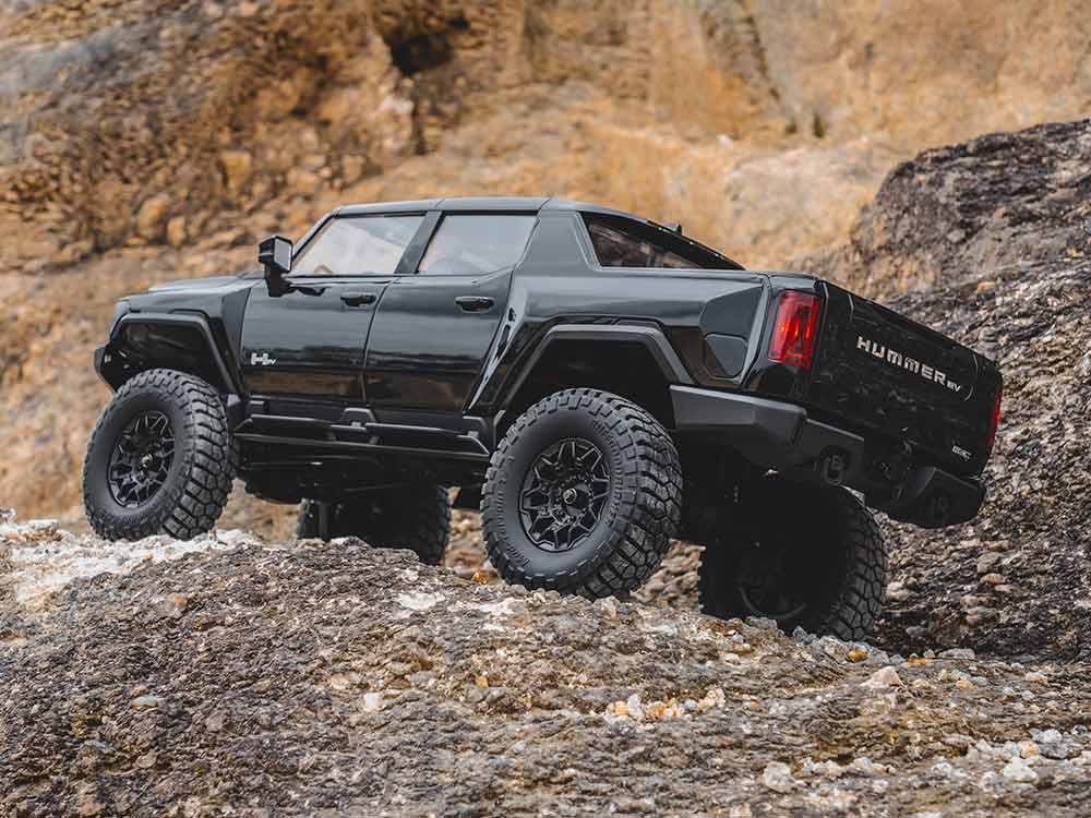 FMS 1:18 FCX18 Hummer EV Pickup Truck RTR - BLACK - Image 9