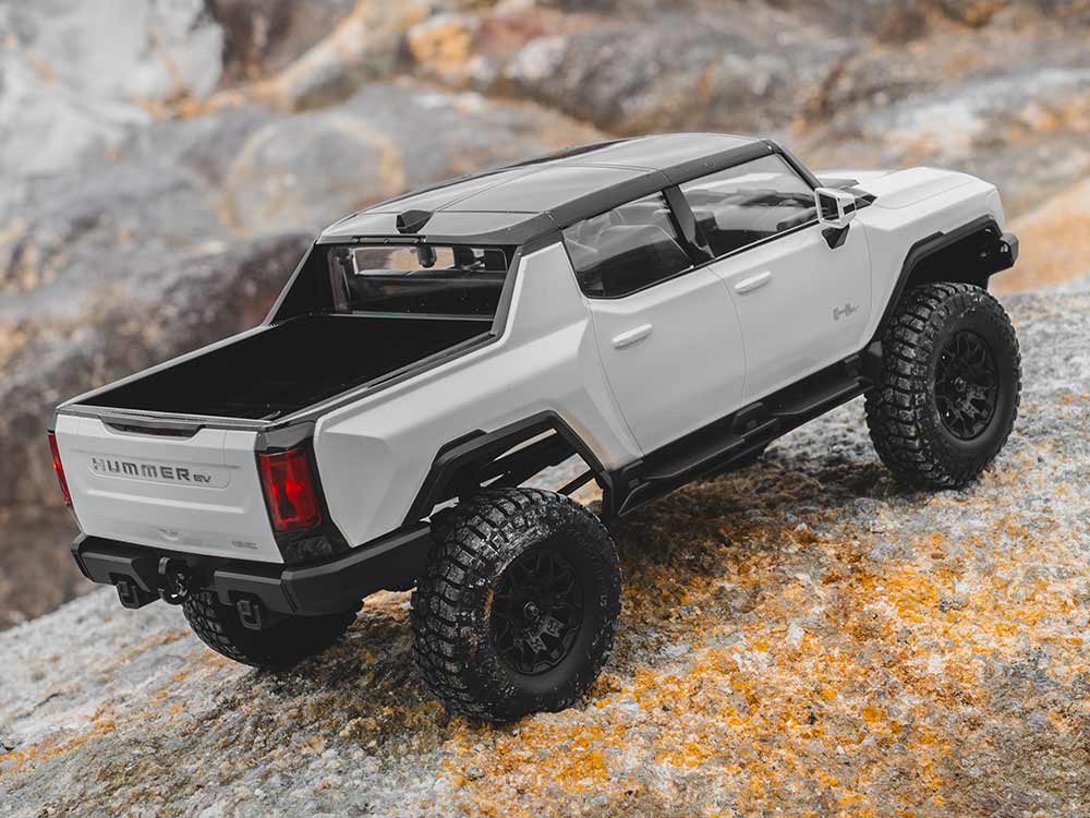 FMS 1:18 FCX18 Hummer EV Pickup Truck RTR - WHITE - Image 10