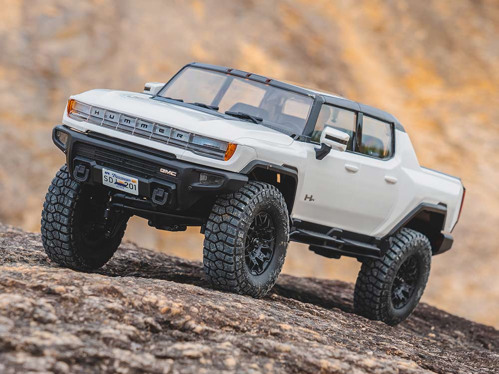 FMS 1:18 FCX18 Hummer EV Pickup Truck RTR - WHITE - Image 12