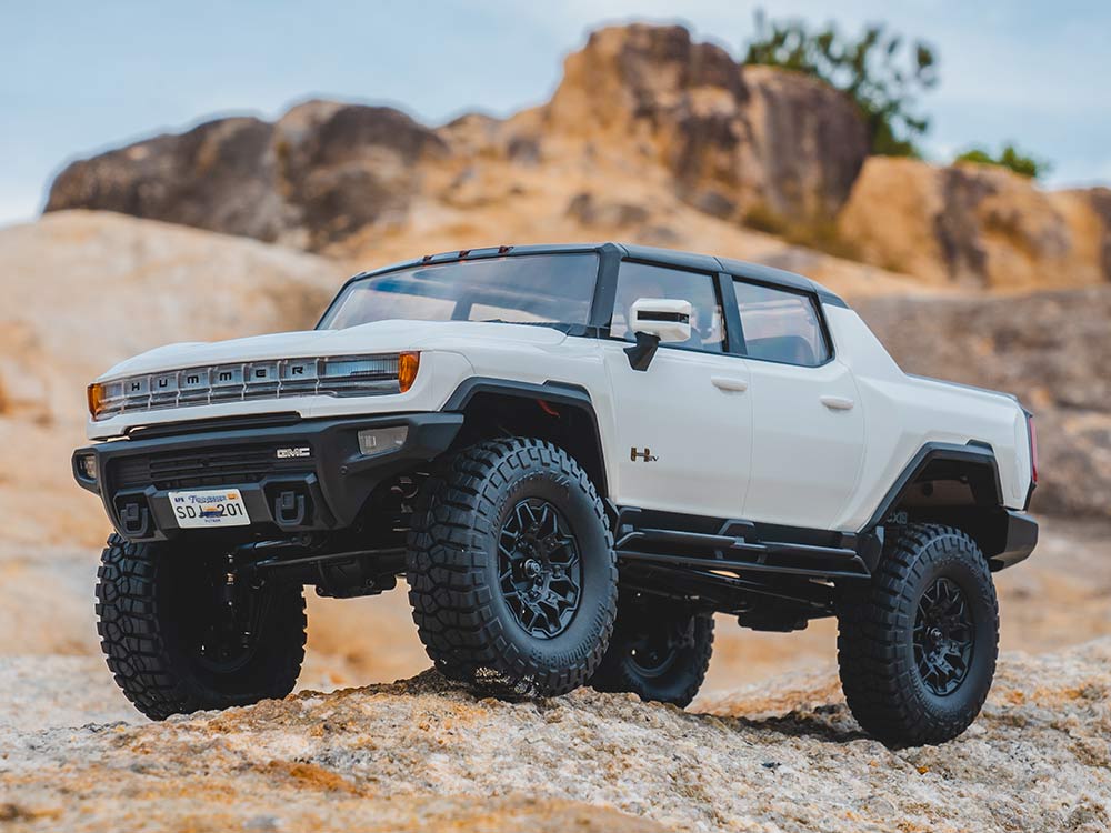 FMS 1:18 FCX18 Hummer EV Pickup Truck RTR - WHITE - Image 13