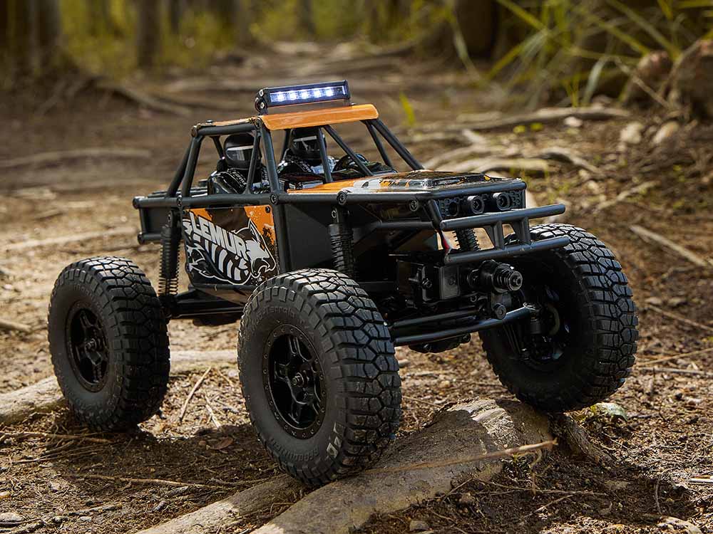 FMS 1:24 FCX24 Lemur RTR - ORANGE - Image 6