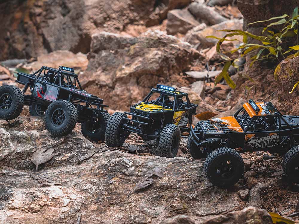 FMS 1:24 FCX24 Lemur RTR - ORANGE - Image 8