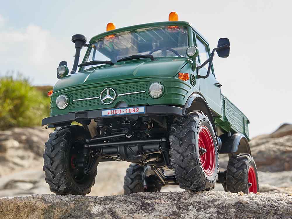 FMS 1:24 FCX24 Mercedes-Benz Unimog 421 RTR - GREEN - Image 13