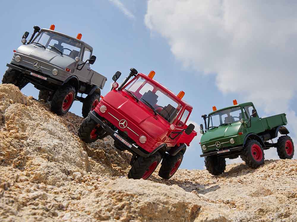 FMS 1:24 FCX24 Mercedes-Benz Unimog 421 RTR - GREEN - Image 16