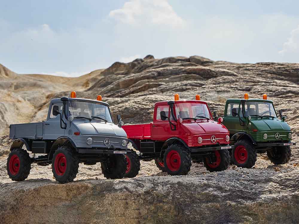 FMS 1:24 FCX24 Mercedes-Benz Unimog 421 RTR - GREY - Image 8