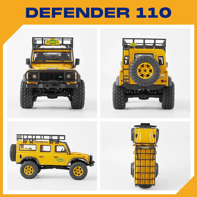 FMS 1:24 FCX24M Land Rover Camel Trophy Edition RTR - Defender 110 - Image 3