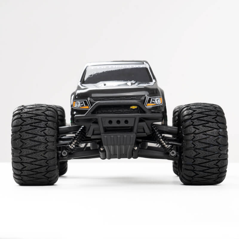 FMS 1/24 FMT24 Chevrolet Colorado Monster Truck RTR - BLACK - Image 3