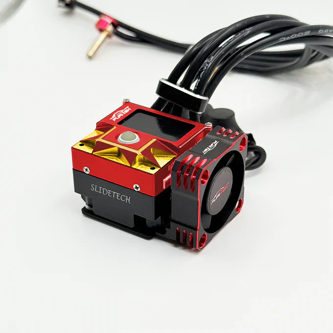 Furitek AeroSpin 30K Aluminum Fan Kit for SlideTech ESC – Black Red Edition - Image 4