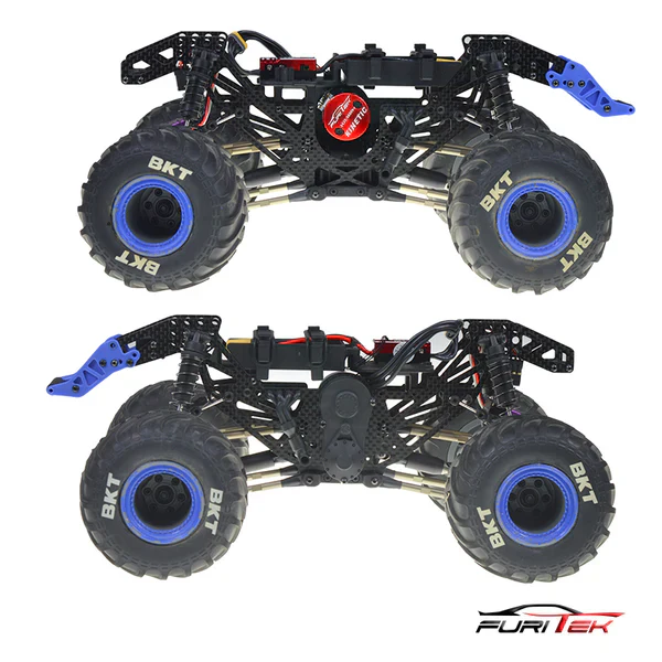 Furitek Carbon Fiber Frame KIT for Losi 1/18 Mini LMT - Image 6