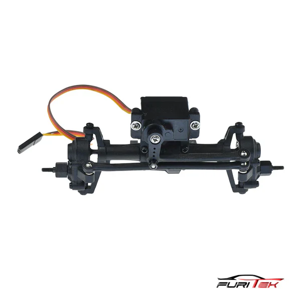 Furitek Complete Pre-Build Front Axle Set With Servo For Furitek FX118 - Image 3