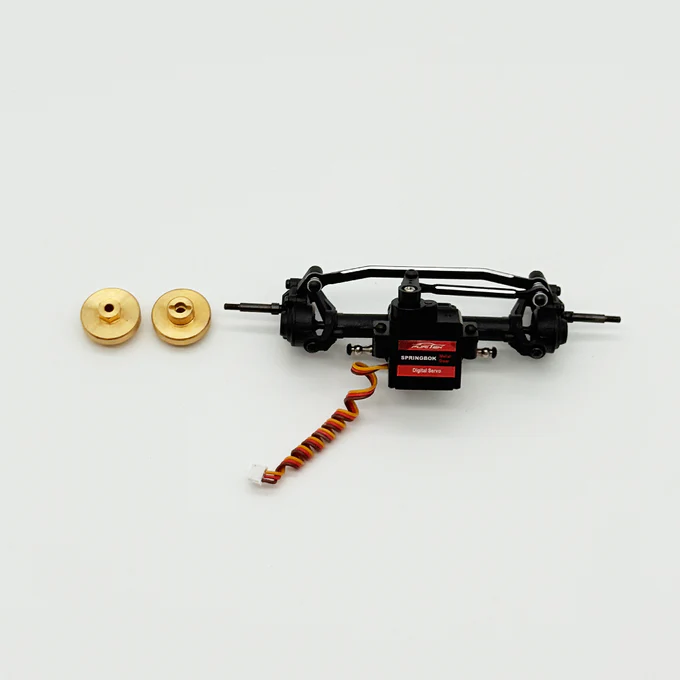 Furitek COMPLETE PRE-BUILT FRONT AXLE and SERVO SET FOR Furitek TerraX Active Pro 4WS