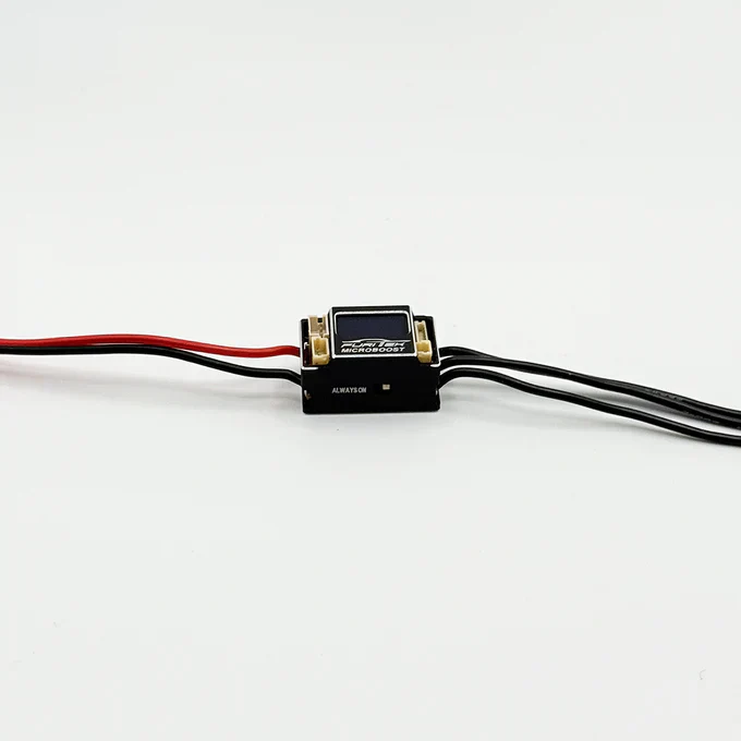 FURITEK MICROBOOST 2S LiPo 25A/50A Brushless ESC for 1/24 & 1/28 Drift/Race Cars - Sensored/Sensorless, Black Color with LCD Display, Solderable and Wire Replaceable - Image 3