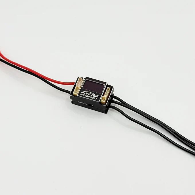 FURITEK MICROBOOST 2S LiPo 25A/50A Brushless ESC for 1/24 & 1/28 Drift/Race Cars - Sensored/Sensorless, Black Color with LCD Display, Solderable and Wire Replaceable - Image 4