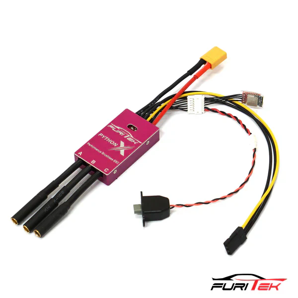 FURITEK PYTHON X TEAM SPEC 80A/120A BRUSHED/BRUSHLESS ESC FOR 1/10 RC CRAWLERS WITH BLUETOOTH - Image 3