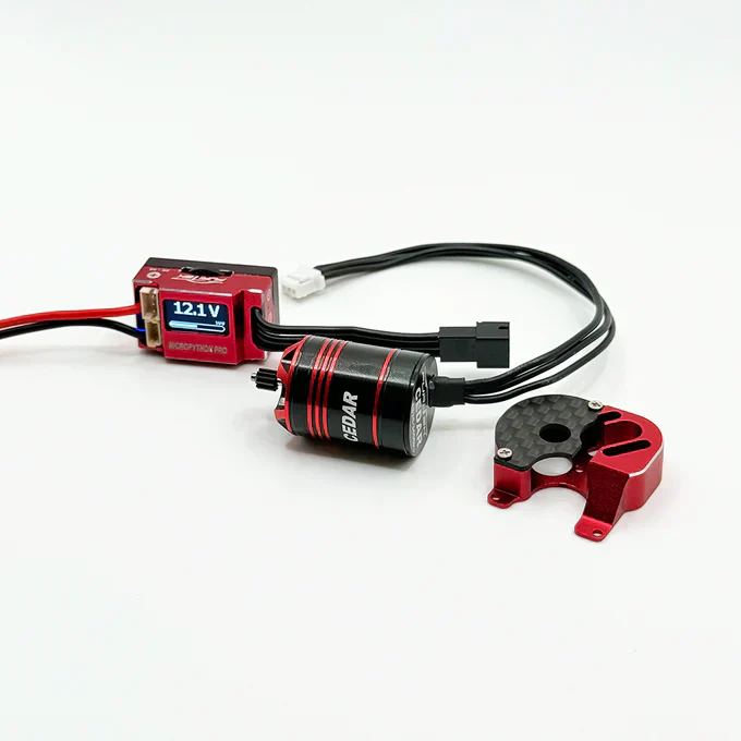 Furitek ShadowCore 2025 – OLED Brushless Power System with MicroPython Pro OLED & Cedar Inrunner for SCX24